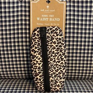 Oak and Reed Leopard Print Fanny pack  or crossbody bag